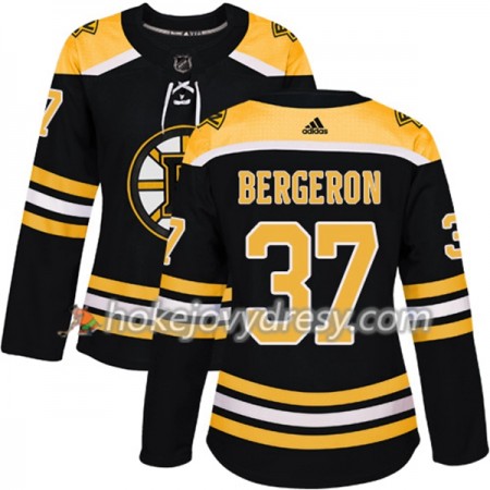 Dámské Hokejový Dres Boston Bruins Patrice Bergeron 37 Adidas 2017-2018 Černá Authentic